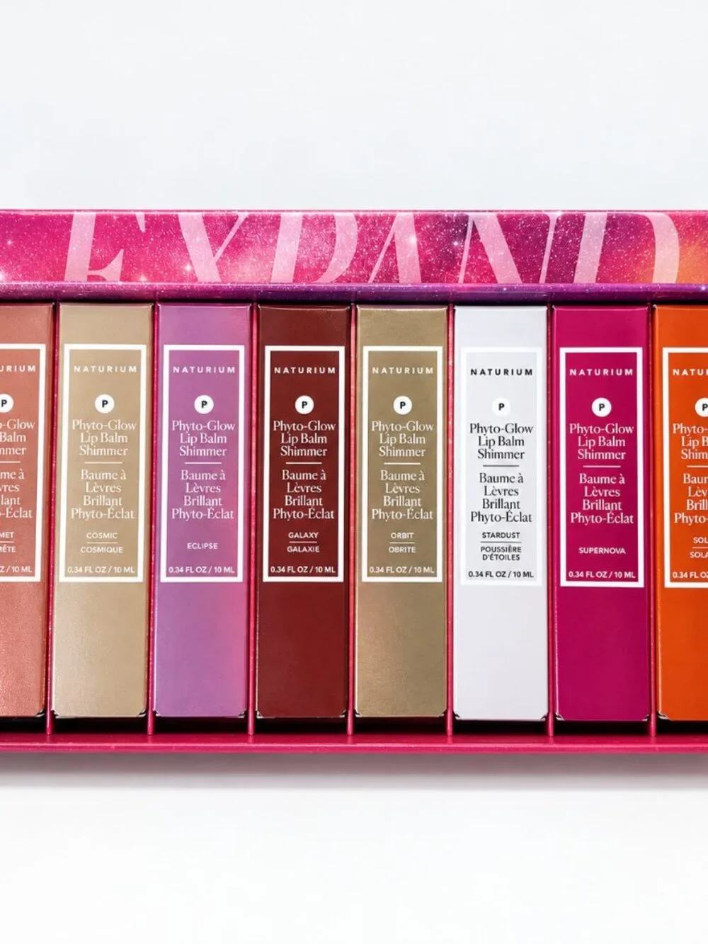 NEW Naturium Phyto-Glow Lip Balm Shimmer 8 Piece Set